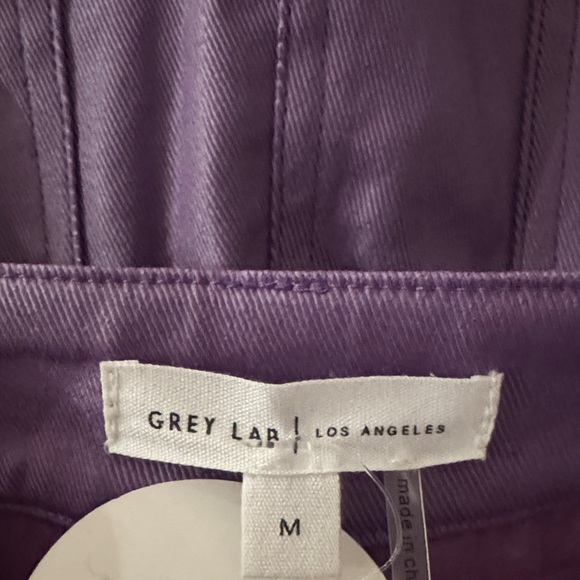 GREY LAB Purple Mini Skirt - Picture 2 of 7